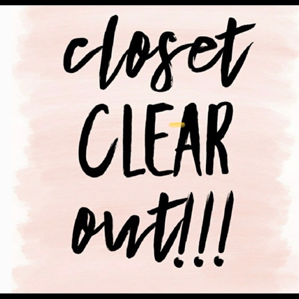 Everything in closet must go!! Make an offer on any item in my closet!